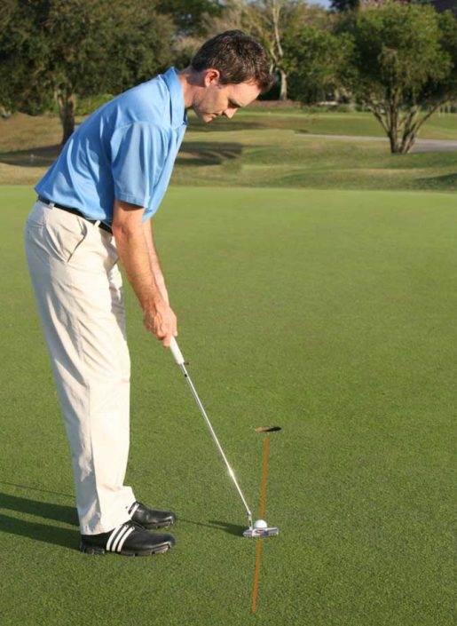 golf alignment putting drill