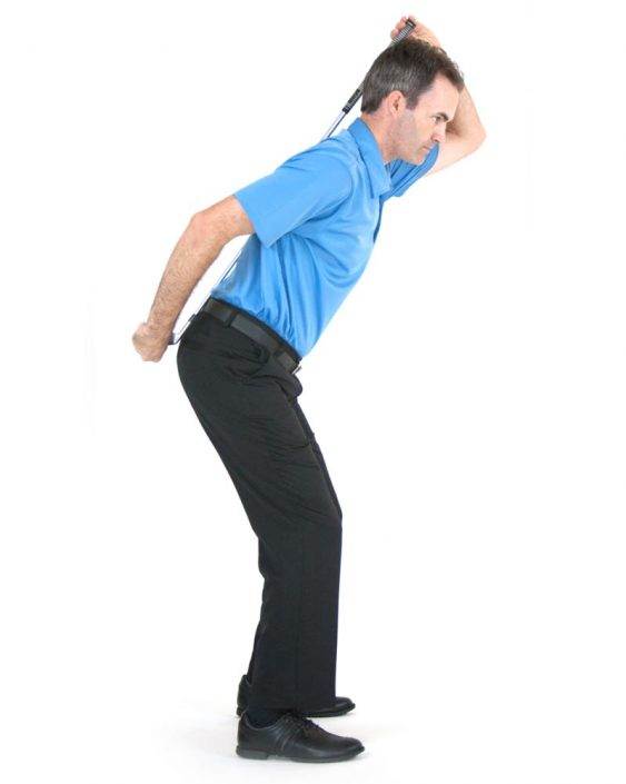 golf swing stance and posture